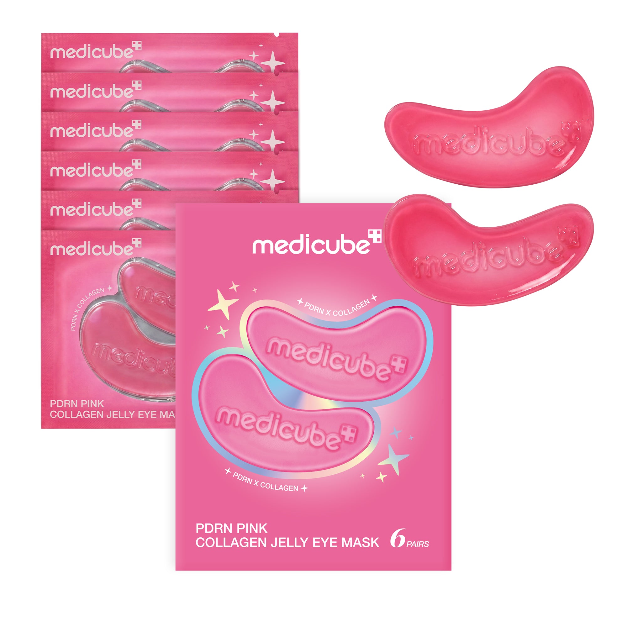 PDRN__6 PDRN Pink Collagen Jelly Eye Mask - Image 1