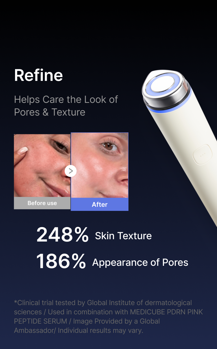 Helps Care the Look of Pores & Texture 